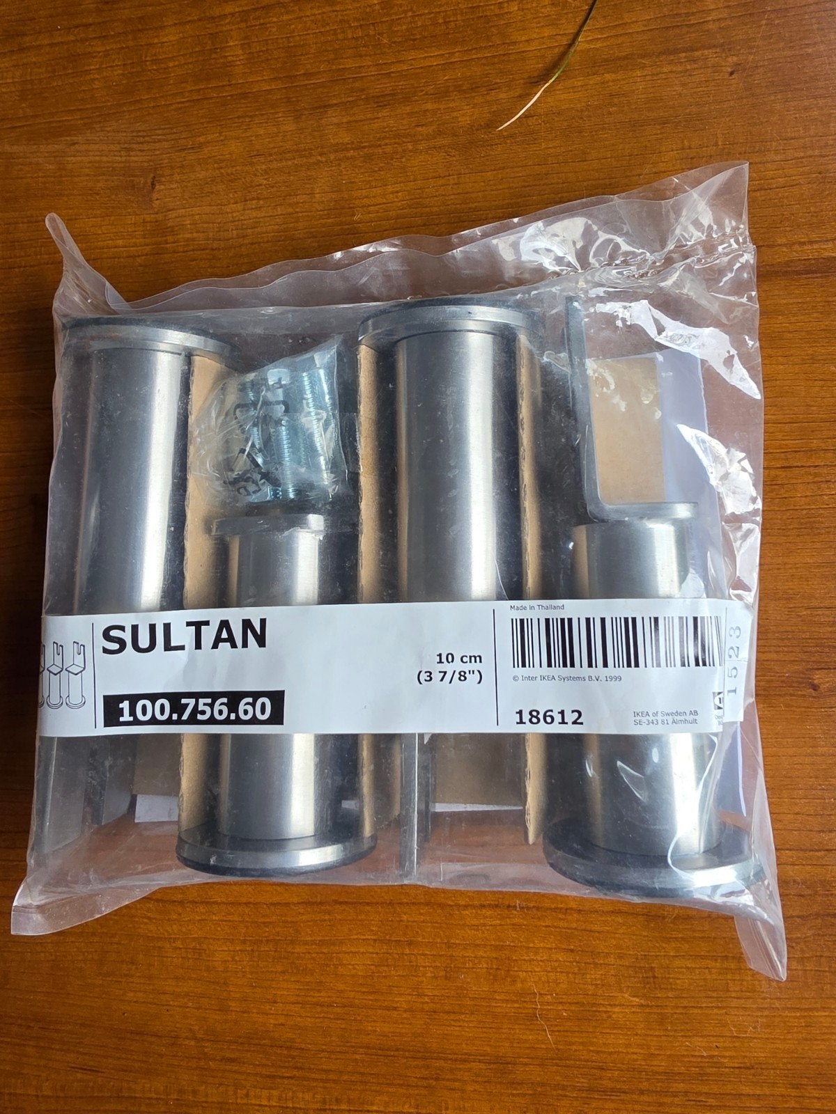 IKEA SULTAN bedpoten 10 cm - Nieuw in verpakking, Nieuw, Ophalen of Verzenden, Overige maten, Metaal