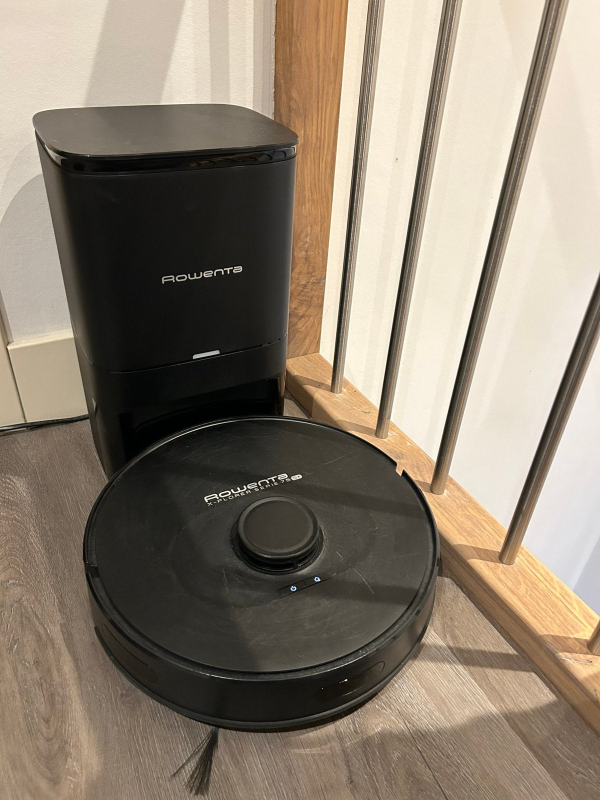 Rowenta 75 S+ robotstofzuiger en dweil, Bedienbaar via app, Zo goed als nieuw, Robotstofzuiger, Ophalen