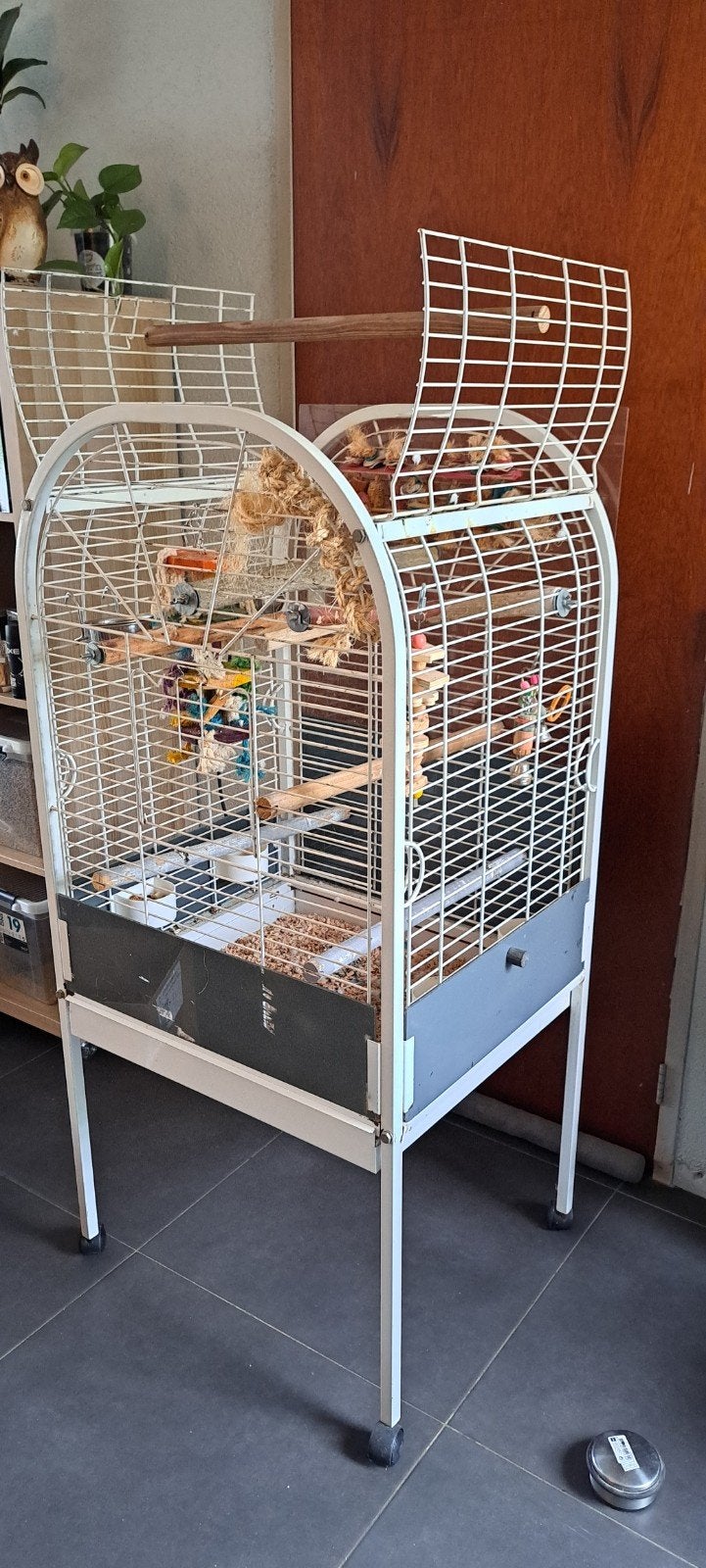 pakieten/papegaaien kooi, Ophalen of Verzenden, Gebruikt, Metaal, Vogelkooi