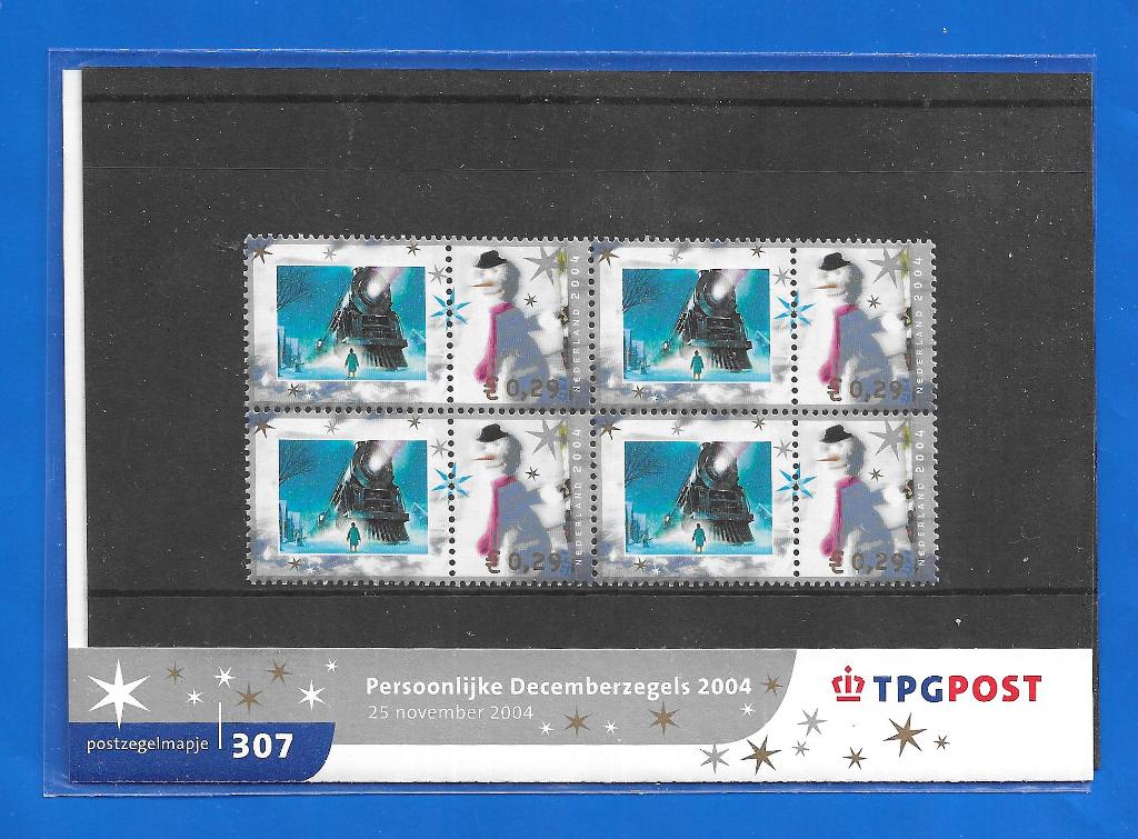 Postzegelmapje 307 - Persoonlijke Decemberzegels 2004, Postzegels en Munten, Postzegels | Nederland, Verzenden, Na 1940, Postfris