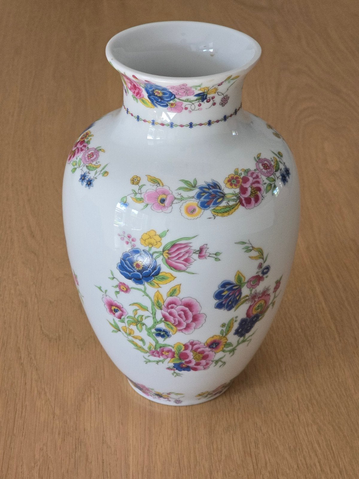 Prachtige antieke Tharaud Limoges porseleinen vaas bloemende, Ophalen of Verzenden