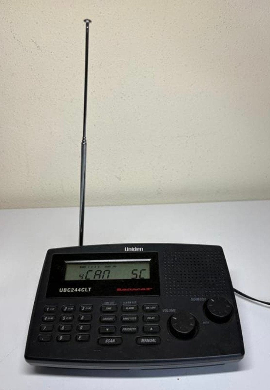 Uniden UBC244CLT Scanner, Ophalen of Verzenden, Gebruikt