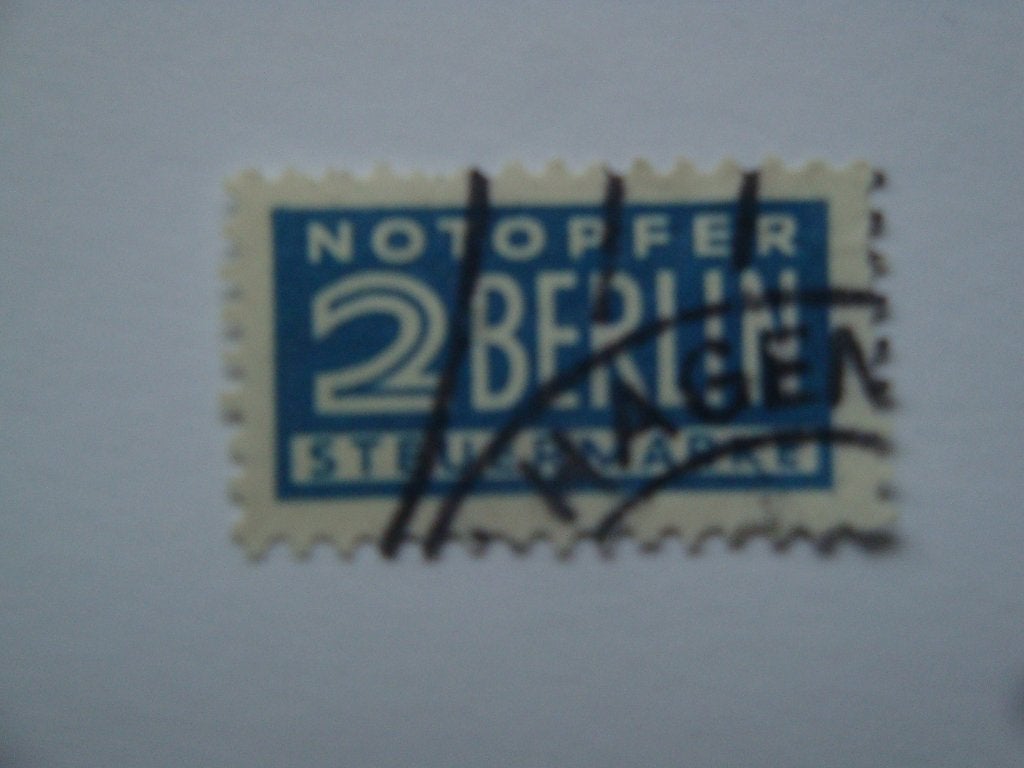 Duitsland postzegel 2 Stelle Mark., Verzenden, BRD, Gestempeld