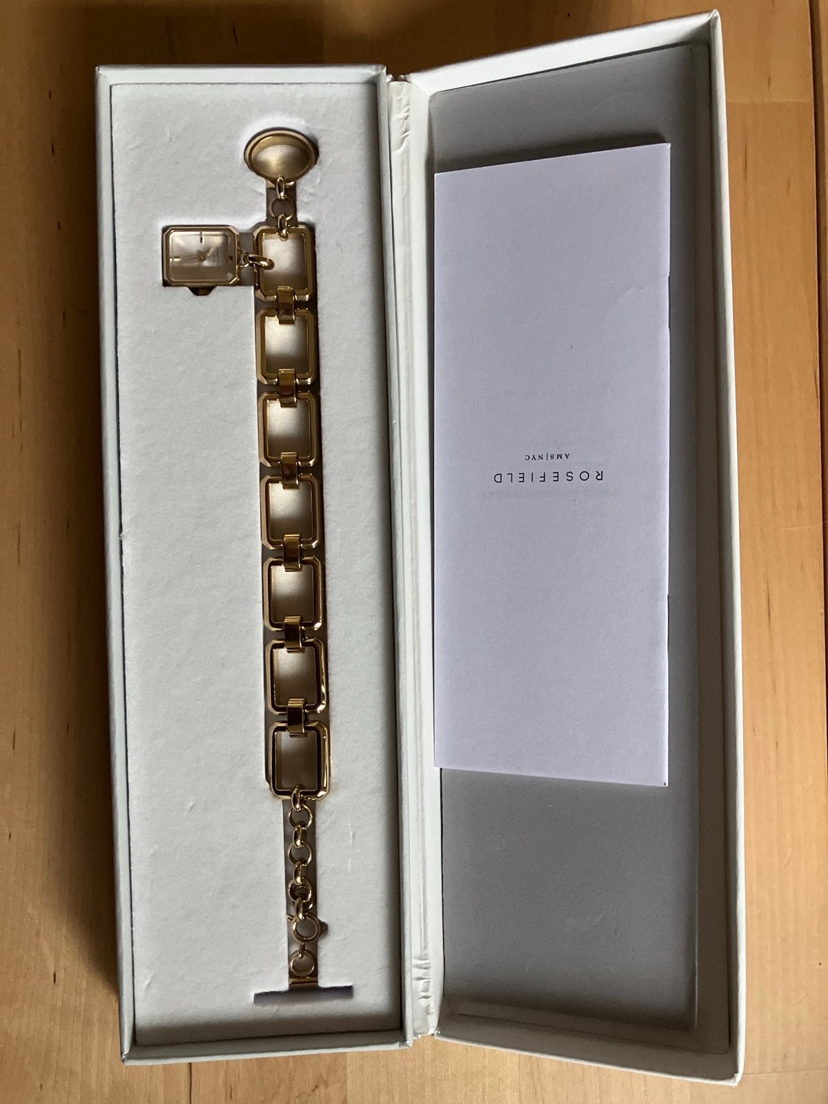 Rosefield Studio Horloge Goudkleurig, Overige merken, Overige materialen, Polshorloge, Nieuw