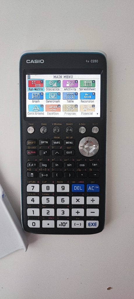 Geografische rekenmachine - Casio fx-CG50, Ophalen, Zo goed als nieuw