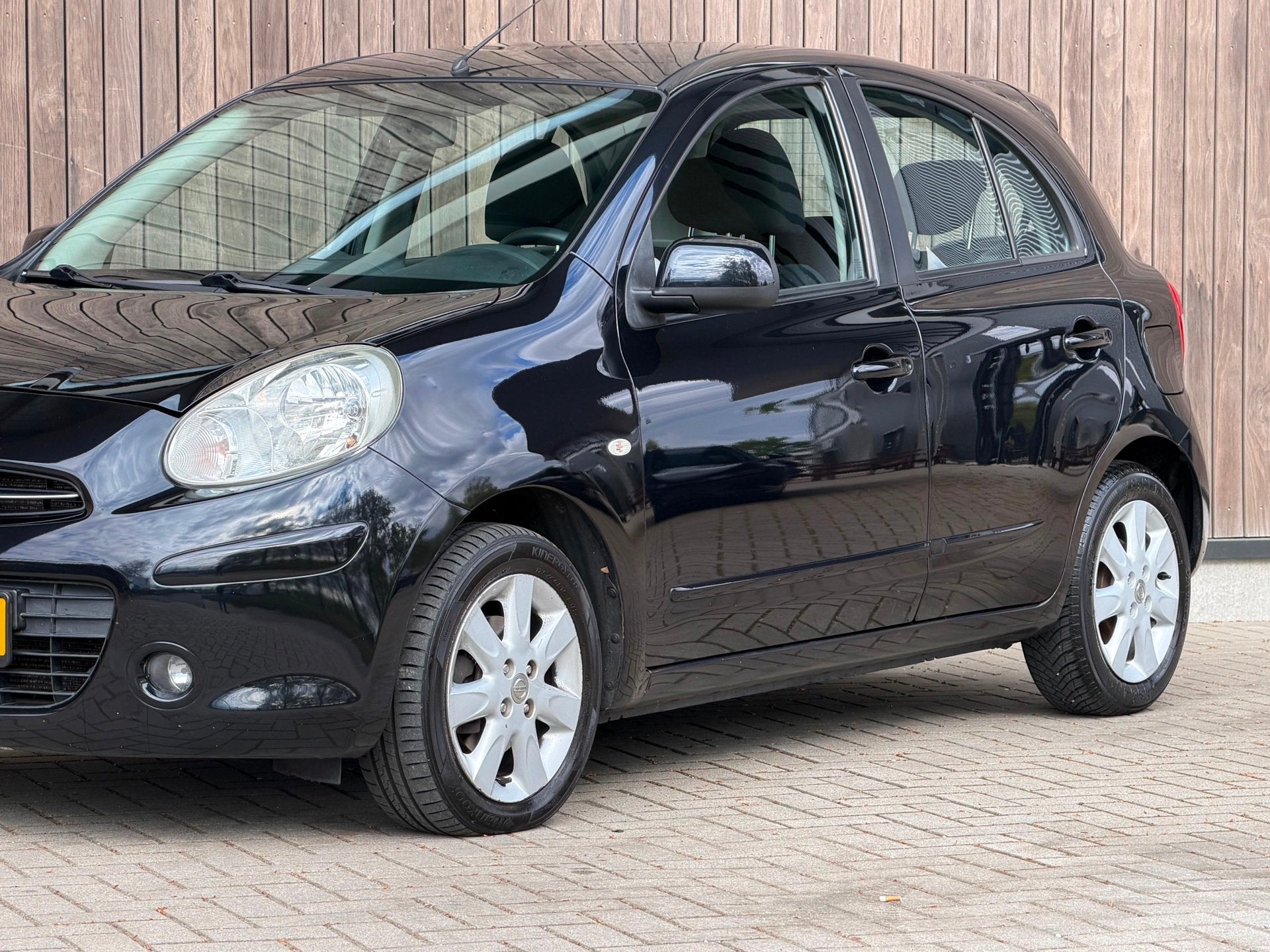 Nissan Micra 1.2 DIG-S Connect Edition / LEEST TEKST /, Auto's, Stof, Zwart, 1198 cc, Zwart
