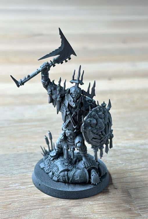 Warhammer AOS Orruk Warclans Kruleboyz Killaboss, Ophalen of Verzenden, Zo goed als nieuw, Warhammer