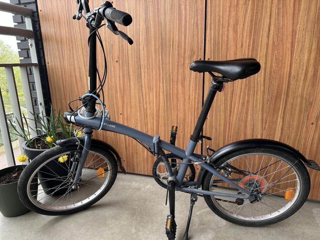 Vouwfiets Fold 120 grijs, Fietsen en Brommers, Fietsen | Vouwfietsen, Minder dan 14 inch, Heren, Versnellingen, Zo goed als nieuw