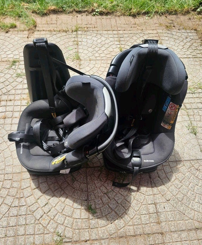 2x maxicosi assisfix i size autostoel, Ophalen, Autogordel, 0 t/m 18 kg, Verstelbare rugleuning