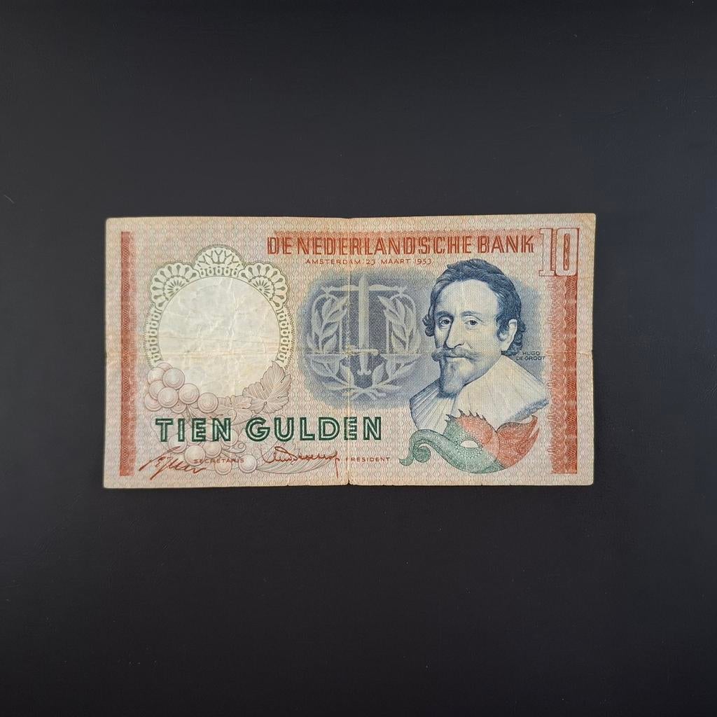10 gulden Nederland #019, Verzenden, 10 gulden, Los biljet