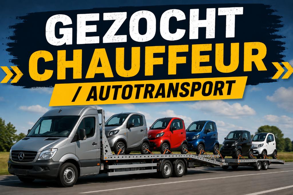 GEZOCHT, Chauffeur voor Brommobiel/Machine Transport, Vacatures, Vacatures | Chauffeurs, Variabele uren, Overige niveaus, Vanaf 3 jaar