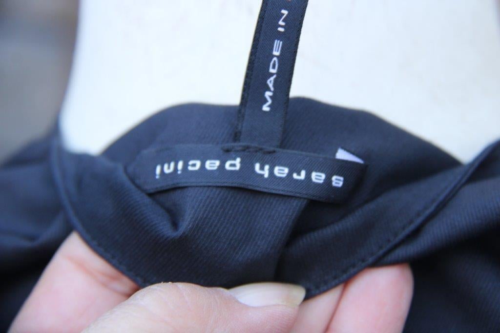 Jasje zwart Sarah Pacini mt 0 (S/M) Vaste prijs, Maat 38/40 (M), Sarah Pacini, Zwart, Ophalen of Verzenden