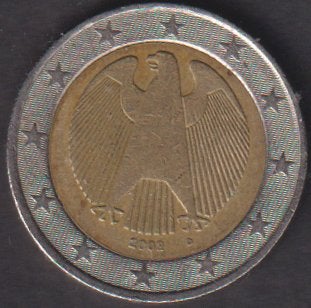 2 € munt Duitsland 2002 D. ADV. no.6 S., Postzegels en Munten, Munten | Europa | Euromunten, Verzenden, Duitsland, 2 euro, Losse munt