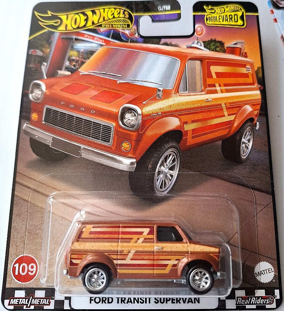 Hot Wheels Premium Ford Transit Supervan, Boulevard series, Ophalen, Nieuw, Auto