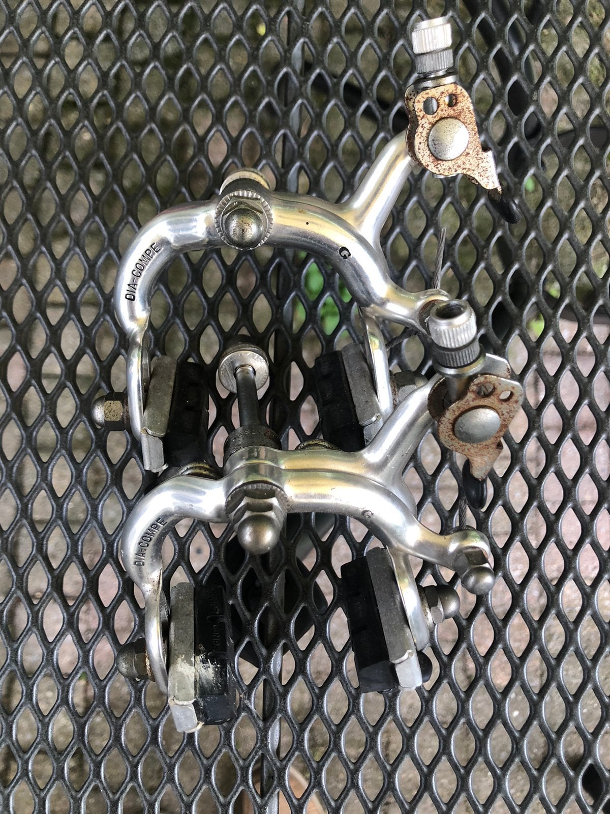 Dia-Compe N500 G remhoeven vintage, Fietsen en Brommers, Fietsonderdelen, Remmen, Gebruikt, Ophalen of Verzenden, Aluminium
