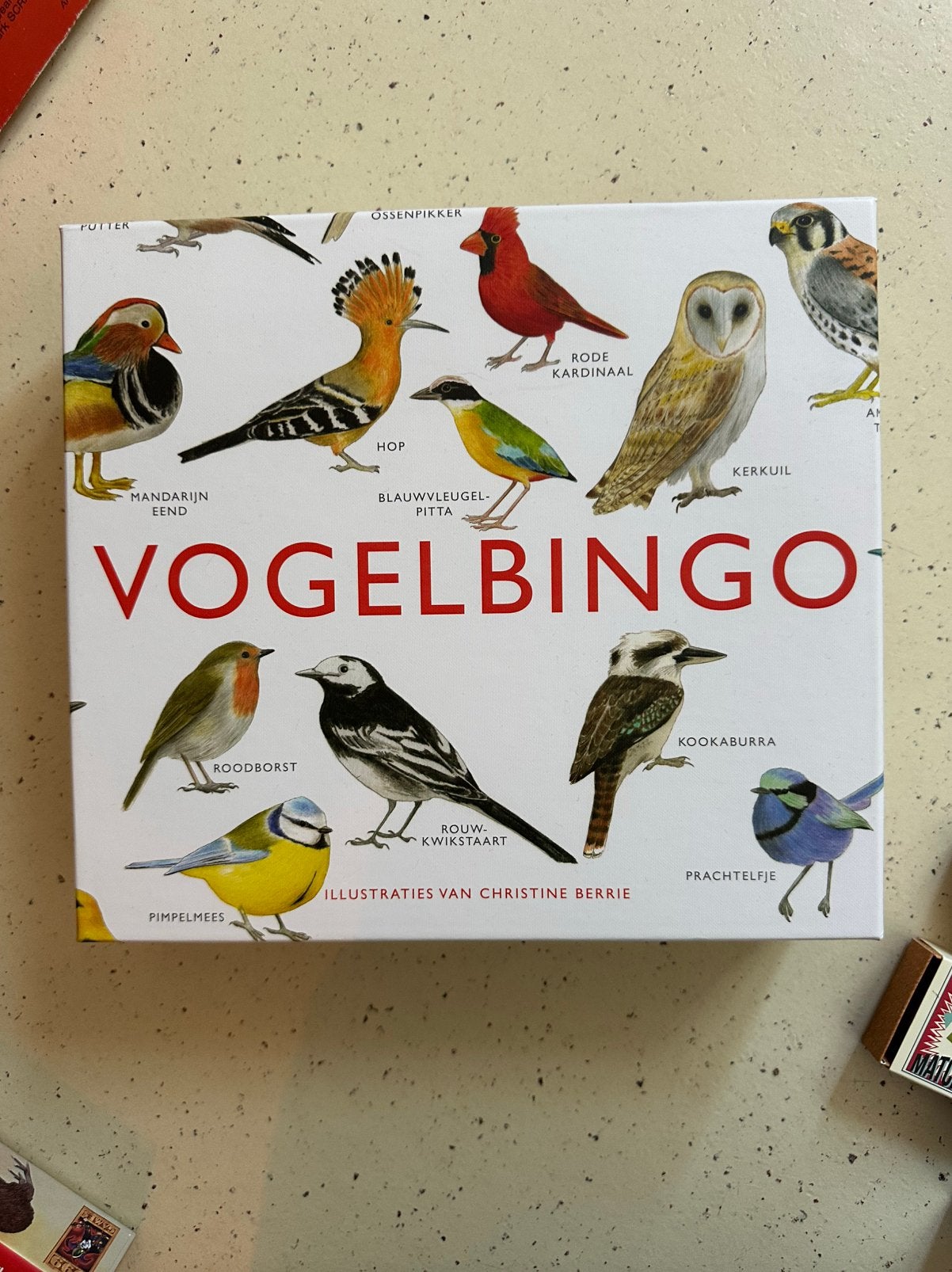 Vogelbingo, Ophalen, Zo goed als nieuw
