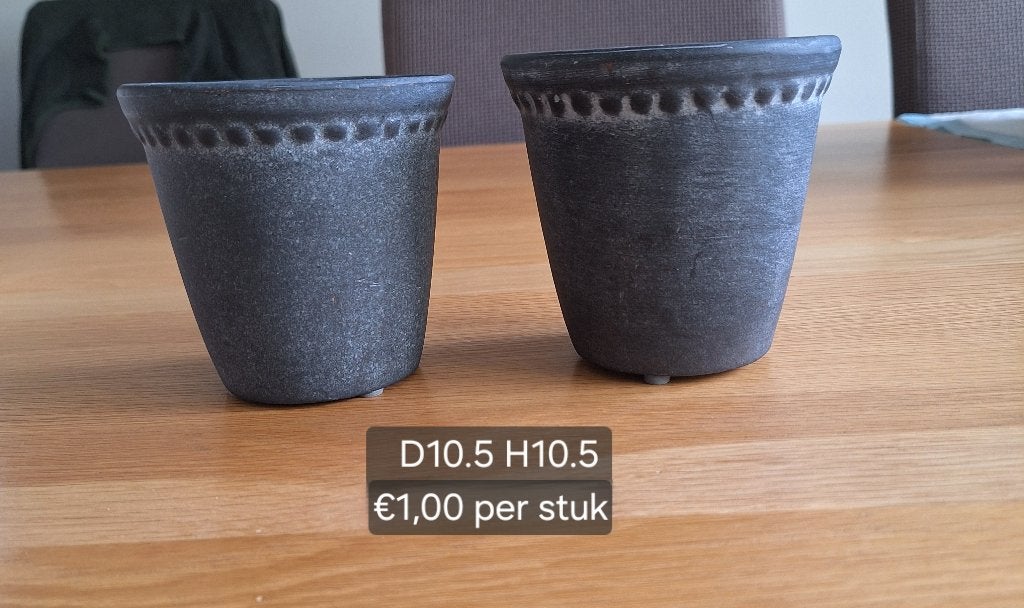 Bloempot/plantpot, Ophalen, Rond, Binnen, Zo goed als nieuw