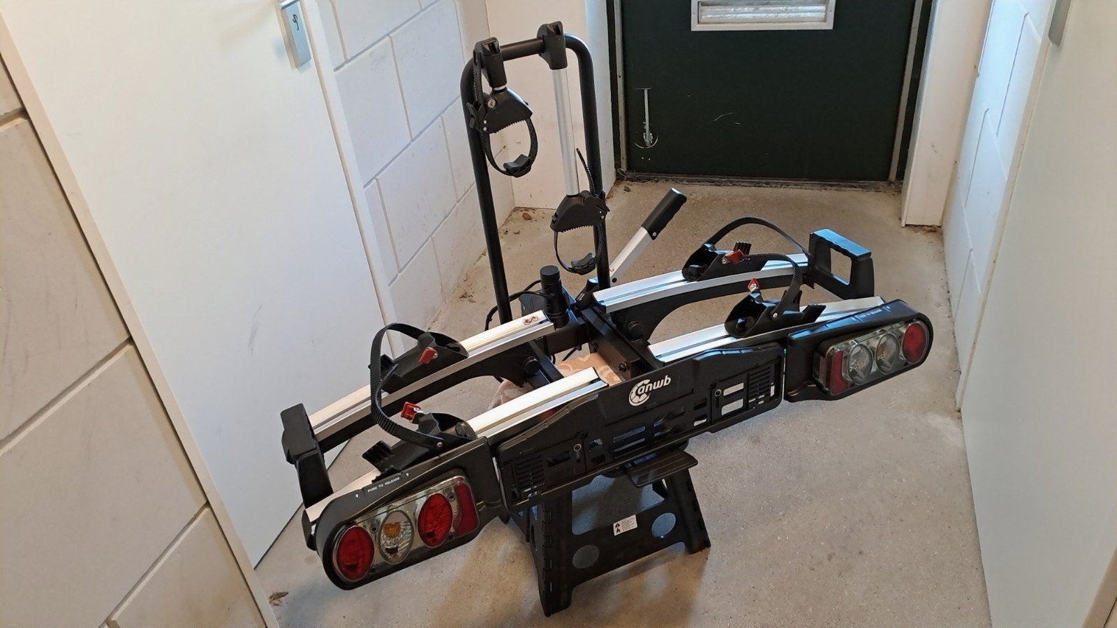 ANWB Touring Flex Plus ll fietsendrager, Ophalen, Trekhaakdrager, Brede banden