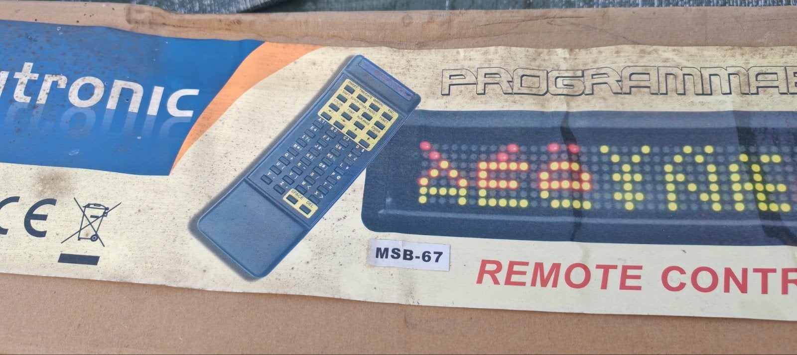Skytone Programmeerbaar LED Display met Afstandsbediening, Ophalen of Verzenden, Zo goed als nieuw