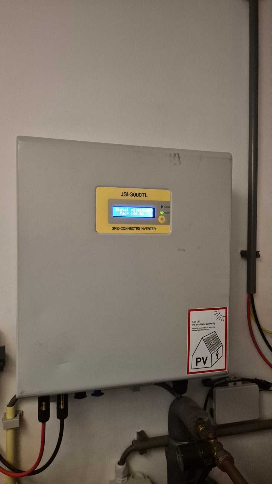 JSI-3000TL Grid-Connected Omvormer voor Zonnepanelen, Ophalen, Gebruikt