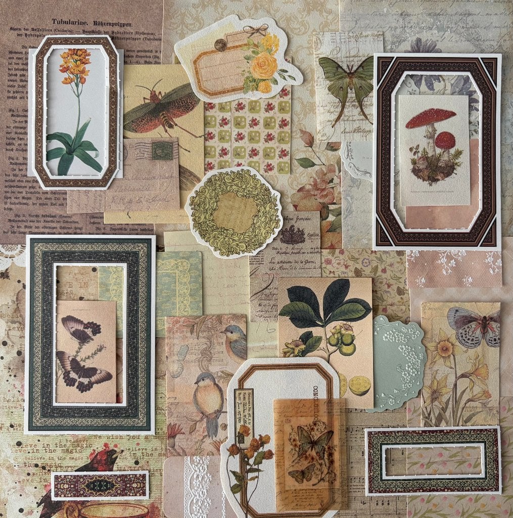 Scrapbooking, journaling lichte herfst kleuren papier, Hobby en Vrije tijd, Verzenden, Nieuw, Papier of Karton
