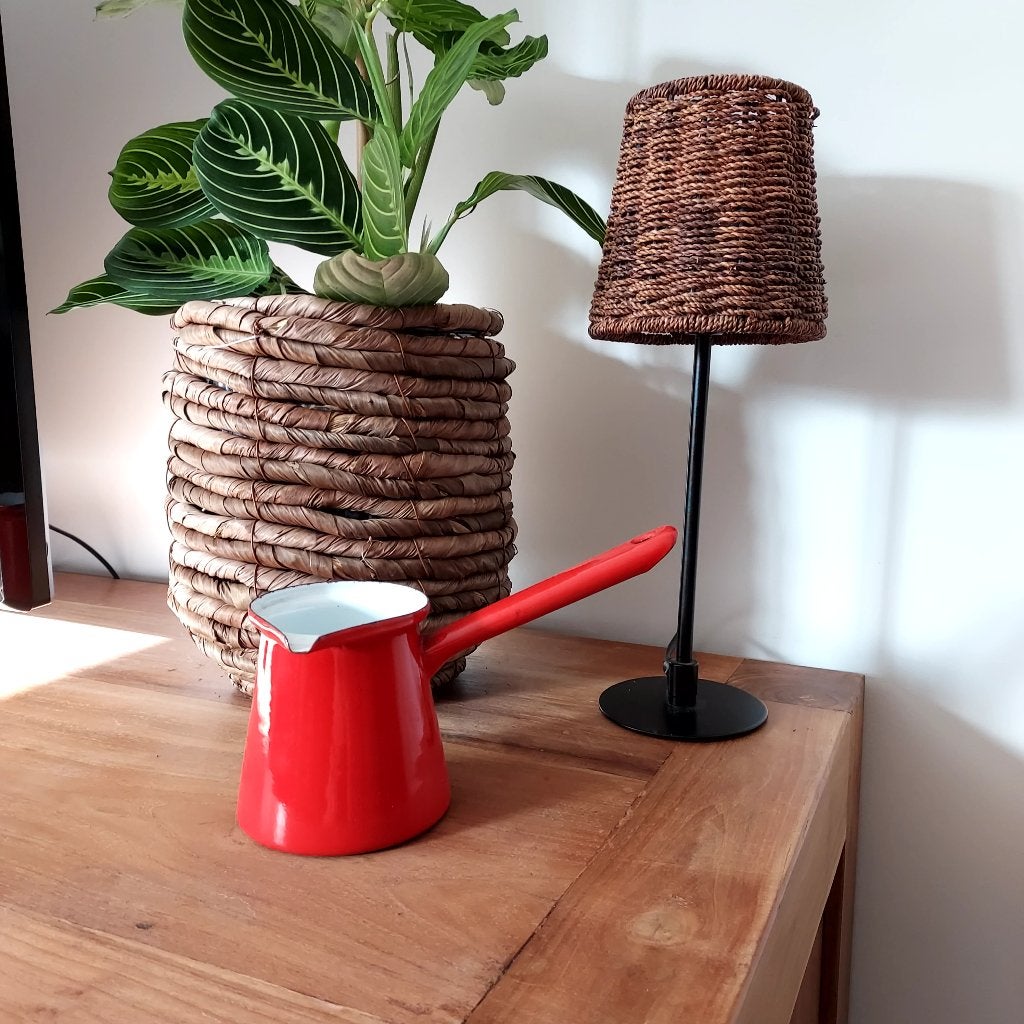 Emaille roomkan groot rood, Antiek en Kunst, Antiek | Emaille, Ophalen of Verzenden
