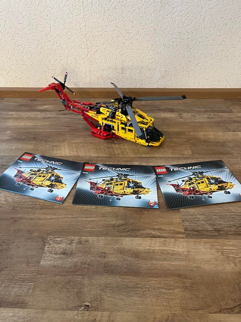 Lego Technic 9396 Helikopter, Lego, Ophalen of Verzenden, Zo goed als nieuw, Technic