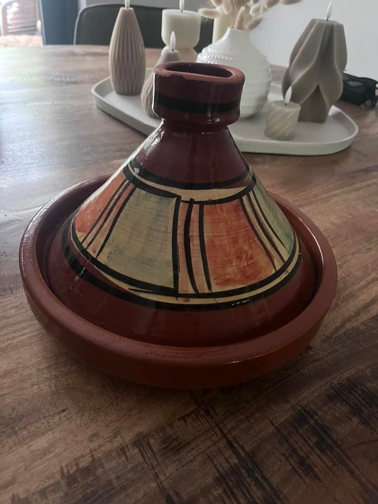 Tajine uit Marokko, Ophalen of Verzenden, Nieuw, Overige materialen, Overige typen