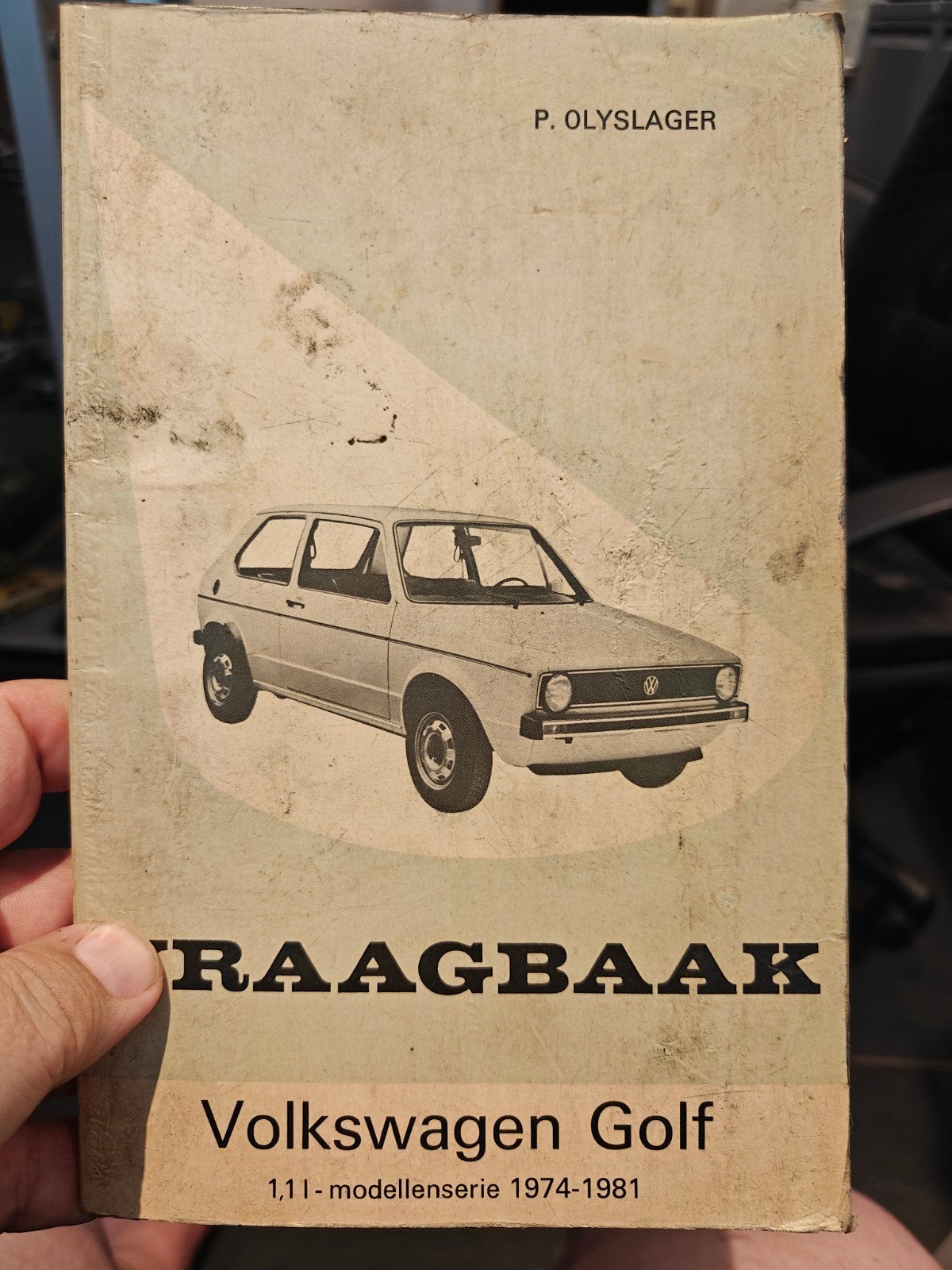 Vraagbaak Volkswagen Golf 1974-1981 1,1 liter, Ophalen of Verzenden