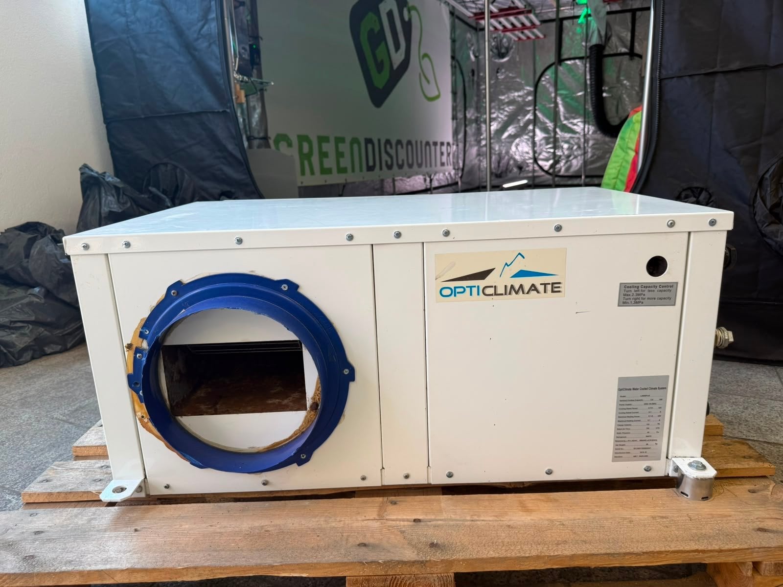 Opticlimate 3500 Watergekoelde Airco, Ophalen, Gebruikt, Timer, 3 snelheden of meer