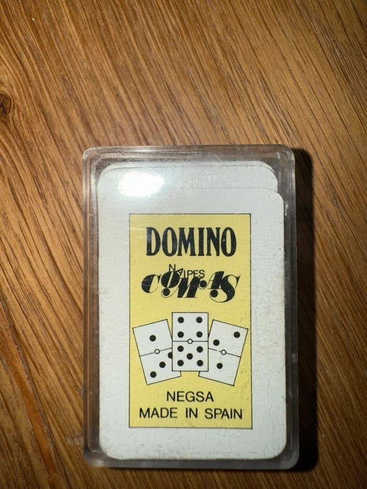 Miniatuur kaartspel Domino Naipes Comas Spanje vintage, Ophalen of Verzenden, Nieuw, Speelkaart(en)