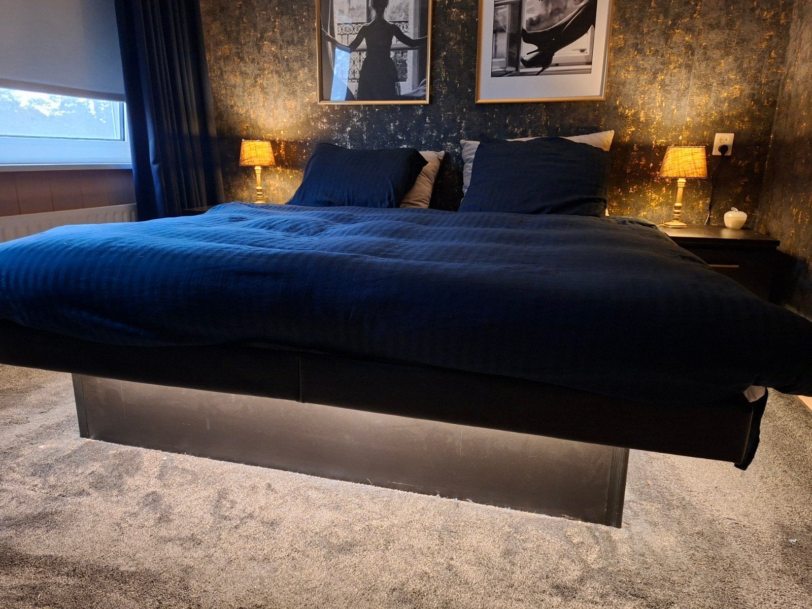 Waterbed 180x200  met uitstapverlichting - Zo goed als nieu, Ophalen, Tweepersoons, Zo goed als nieuw, 180 cm