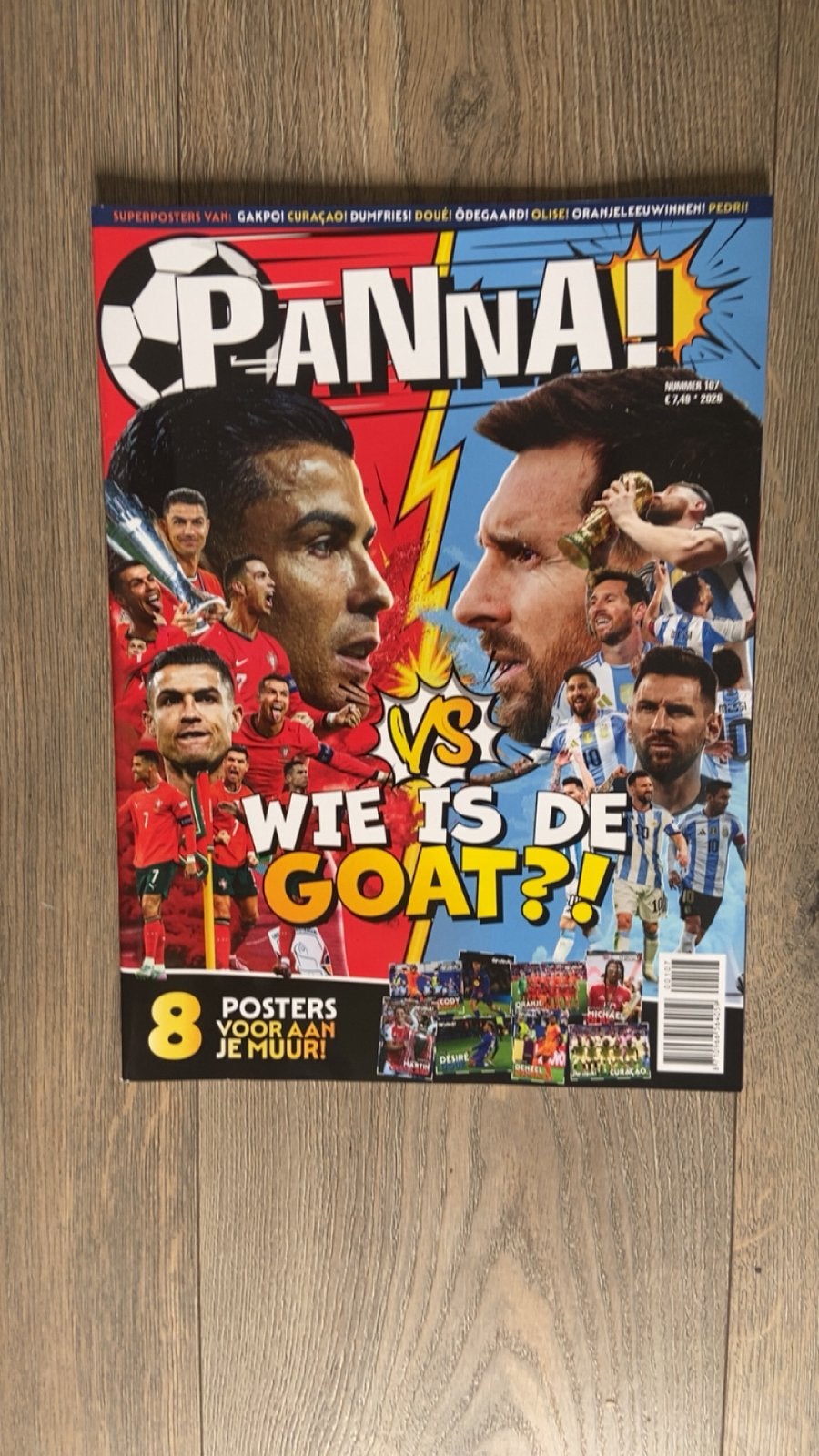 Voetbalboekjes van panna, Ophalen, Nieuw