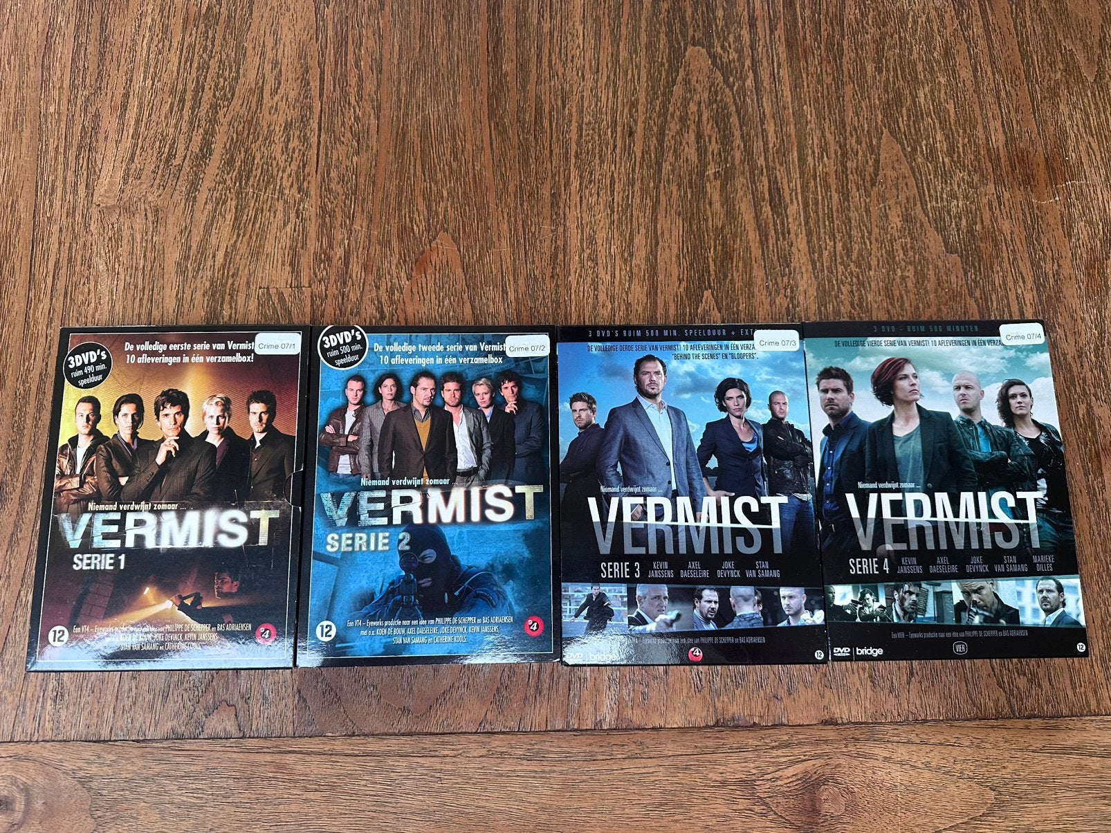 Vermist seizoen 1 t/m 4 – complete dvd-collectie, Cd's en Dvd's, Vanaf 12 jaar, Ophalen of Verzenden, Zo goed als nieuw