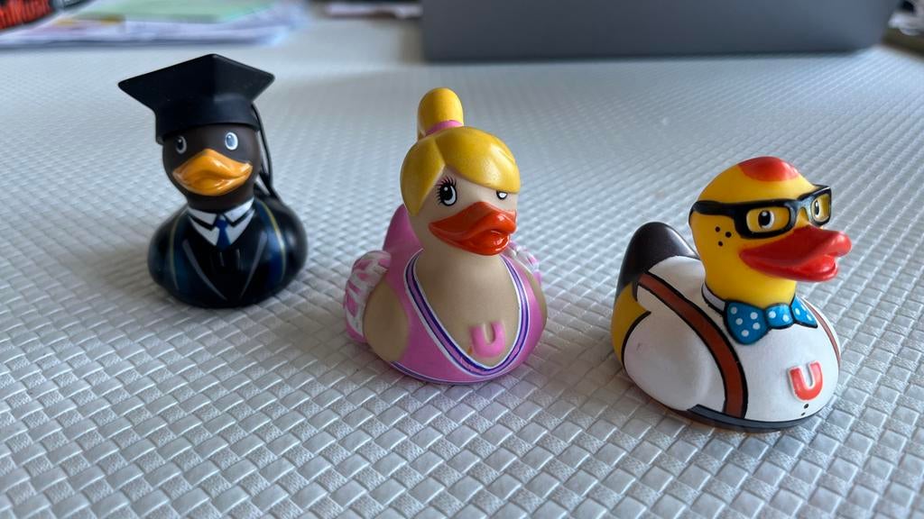 BUD by Designroom mini ducks / badeentjes – set van 3, Ophalen of Verzenden, Zo goed als nieuw