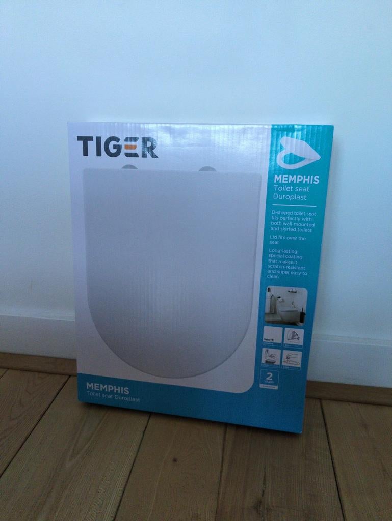 Nieuwe, ongeopende Tiger Memphis toiletbril, Ophalen