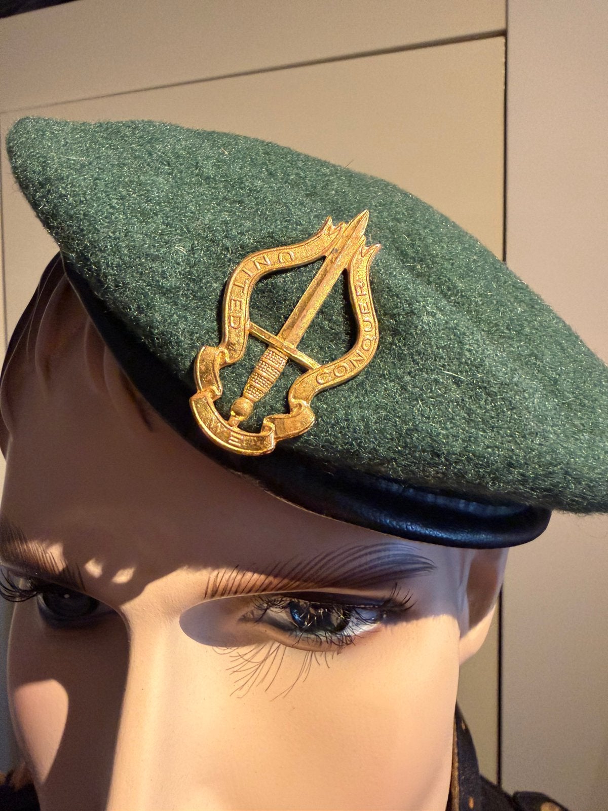 Originele Belgische Commando Baret ABL!, Verzamelen, Militaria | Algemeen, Ophalen of Verzenden, Landmacht, Overige gebieden, Helm of Baret