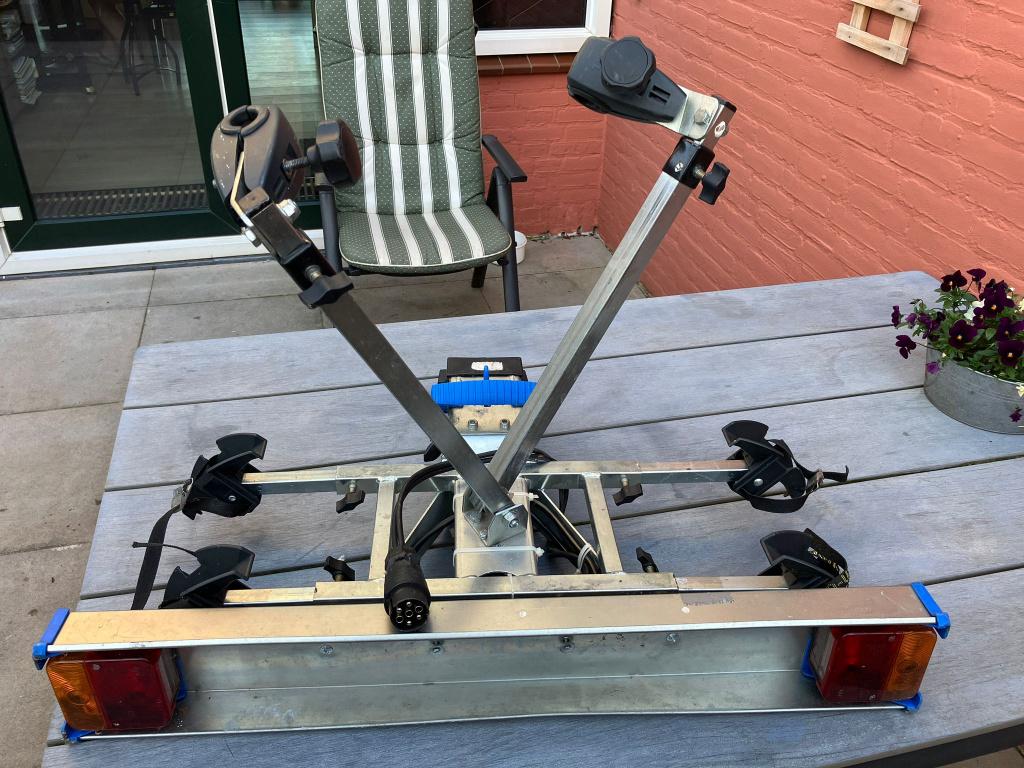 Fietsendrager Twinny Load Ergo F, Auto diversen, Fietsendragers, Gebruikt, Trekhaakdrager, 2 fietsen, Ophalen