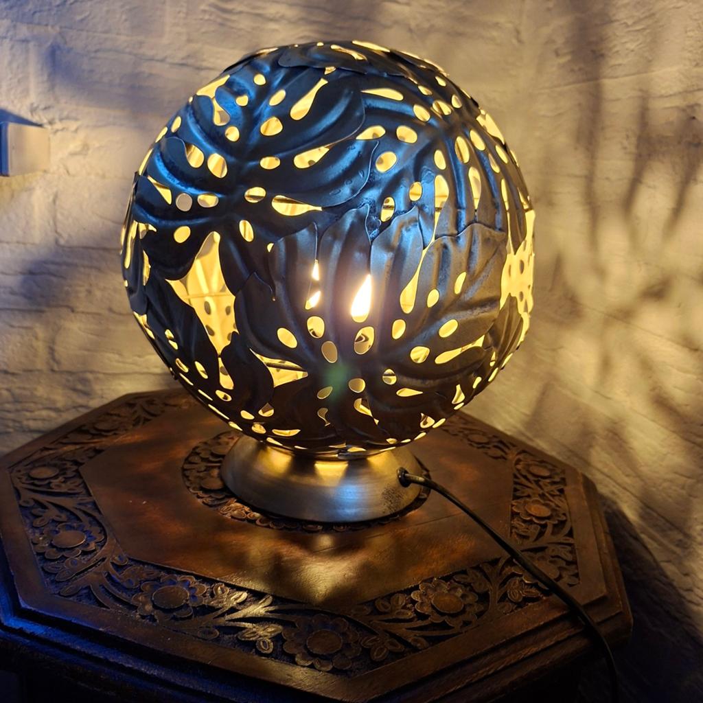 Lamp countryfield goudkleurig, Ophalen of Verzenden, Zo goed als nieuw, Metaal, Minder dan 50 cm
