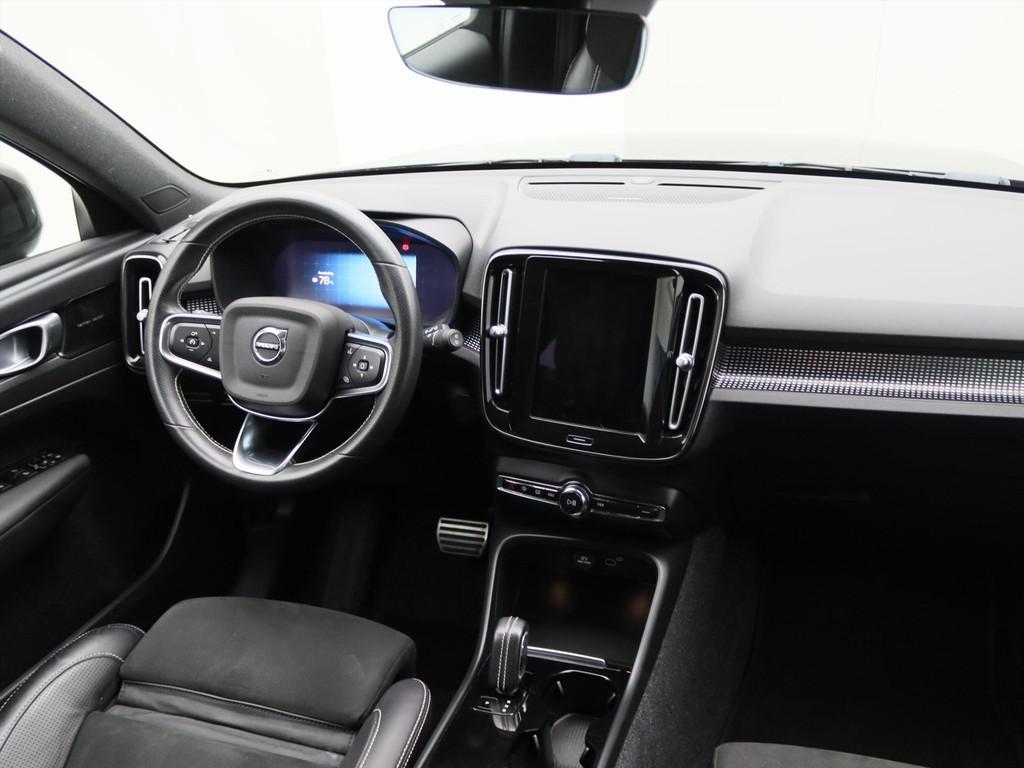 Volvo Xc40 P8 408pk AWD Pure Electric R-Design 92,2% SoH [ C, Auto's, Volvo, Gebruikt, Zwart, Zwart, Origineel Nederlands