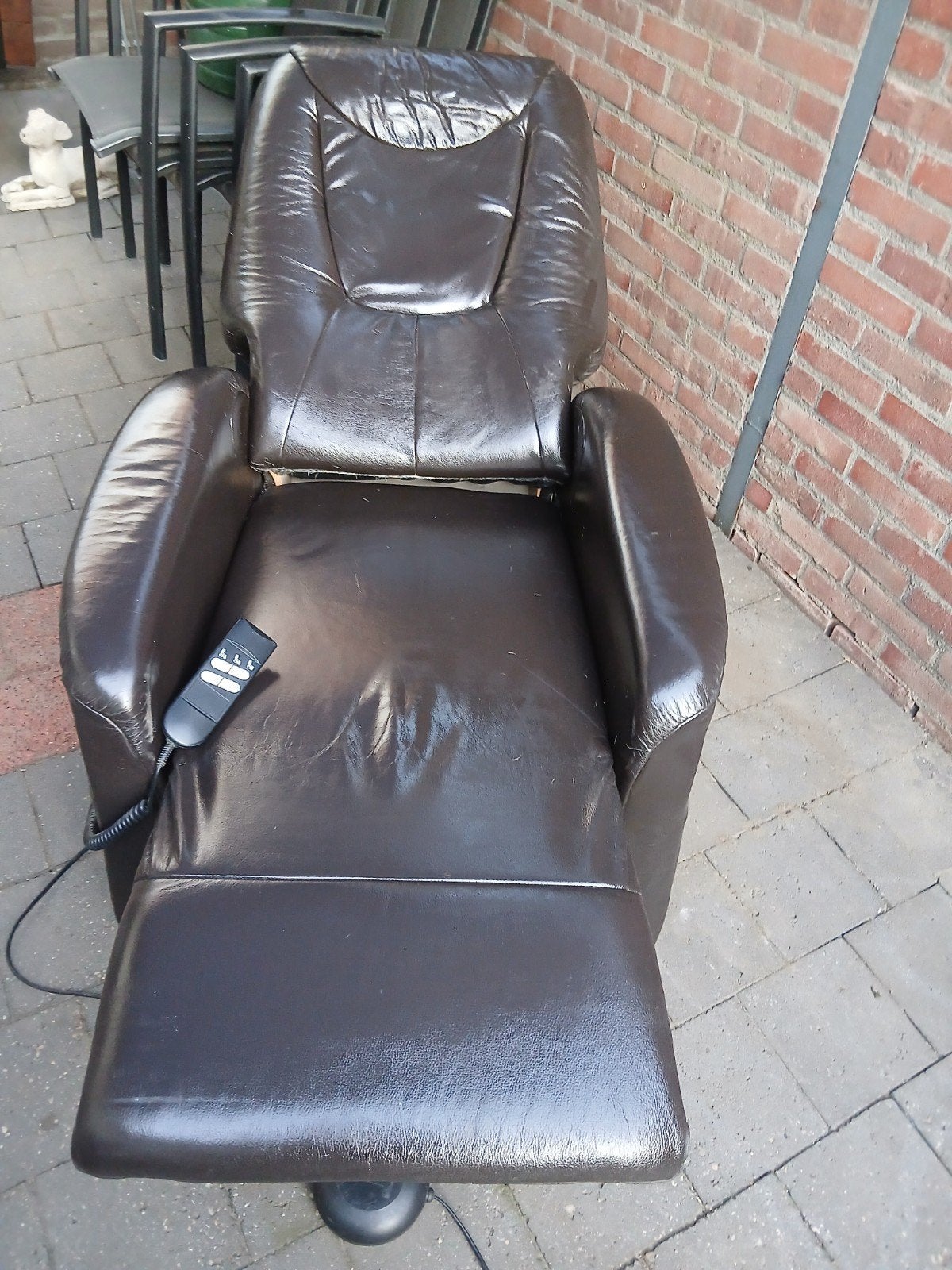 huis en inrichting., Ophalen, Gebruikt, 50 tot 75 cm, Leer