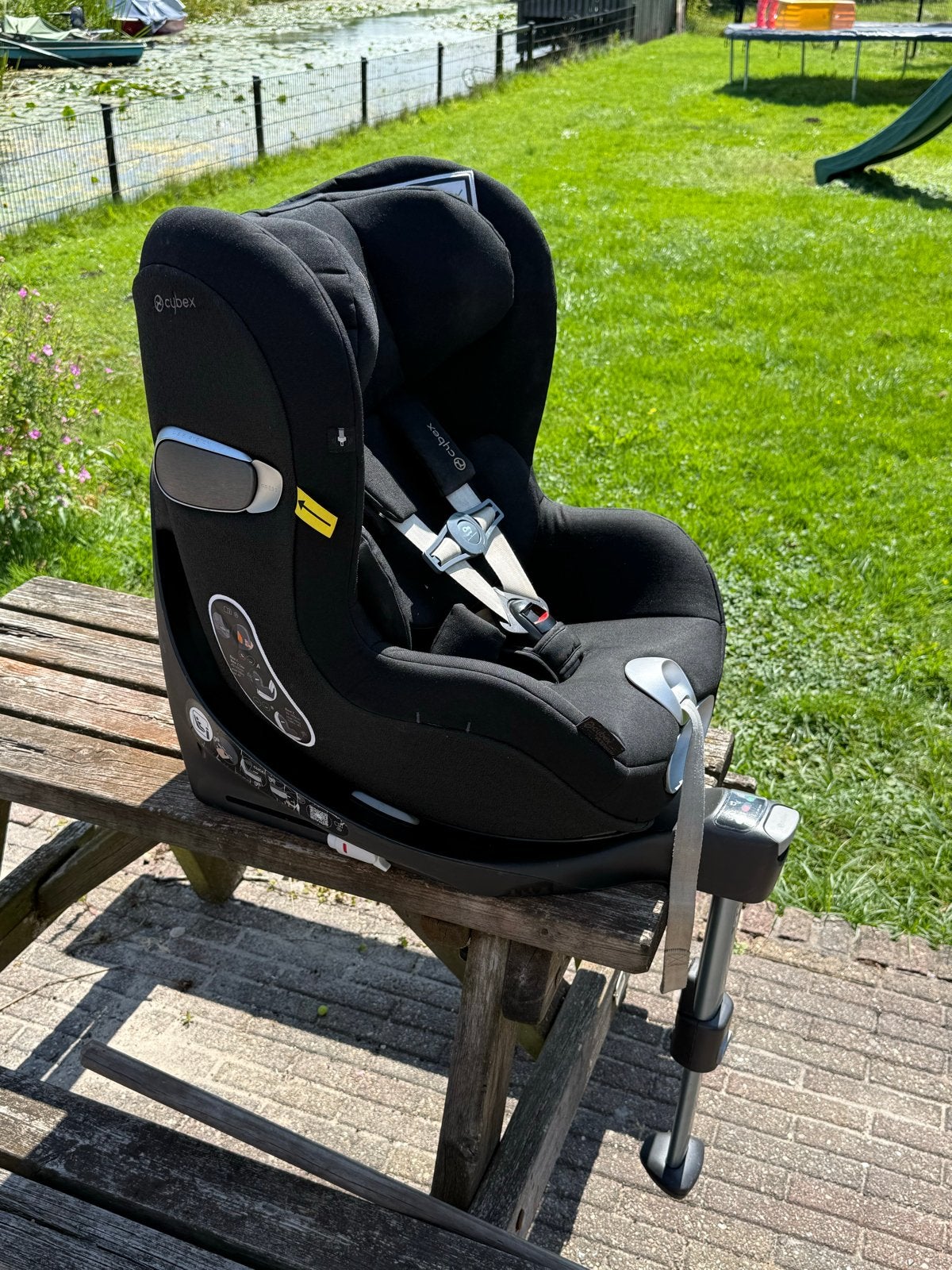 Cybex Sirona S i-Size Autostoel met Isofix - Zwart Platinum, 0 t/m 18 kg, Verstelbare rugleuning, Zo goed als nieuw, Isofix