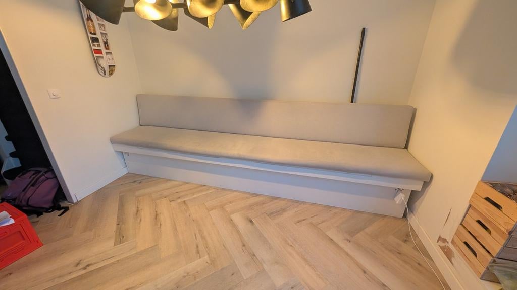 Custom eetafel met storage, Ophalen, Gebruikt