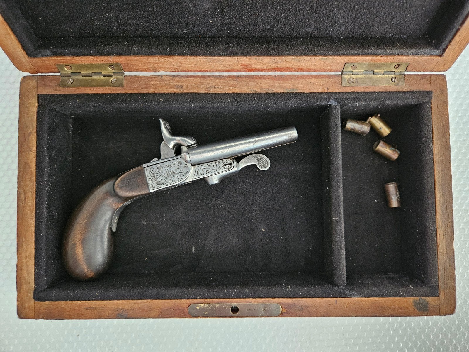 Prachtige  dubbelloops 7 mm pinpistool., Ophalen of Verzenden