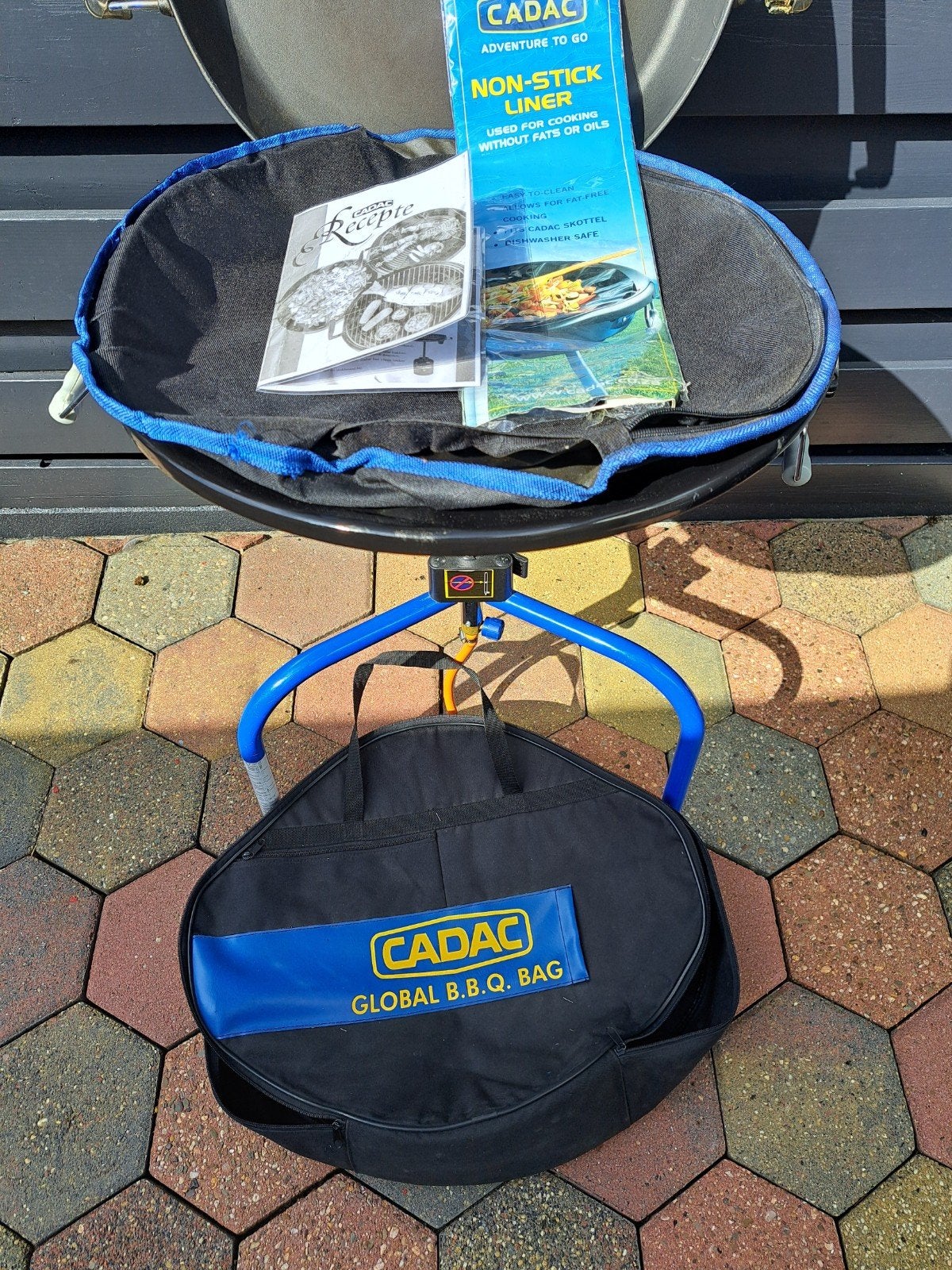 Cadac Skottelbraai met grillplaat paellapan bbq rooster, Ophalen, Gebruikt, Cadac