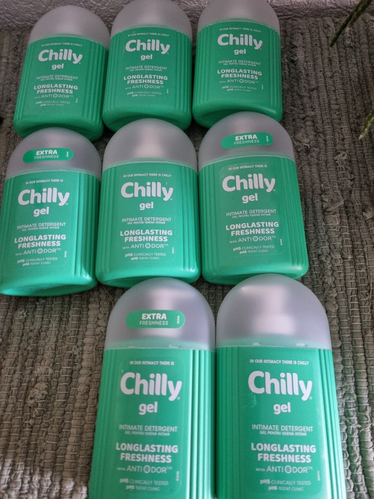 Chilly Gel Intieme Wasgel - 8 Stuks - Langdurige Frisheid, Ophalen of Verzenden, Nieuw, Bad & Douche