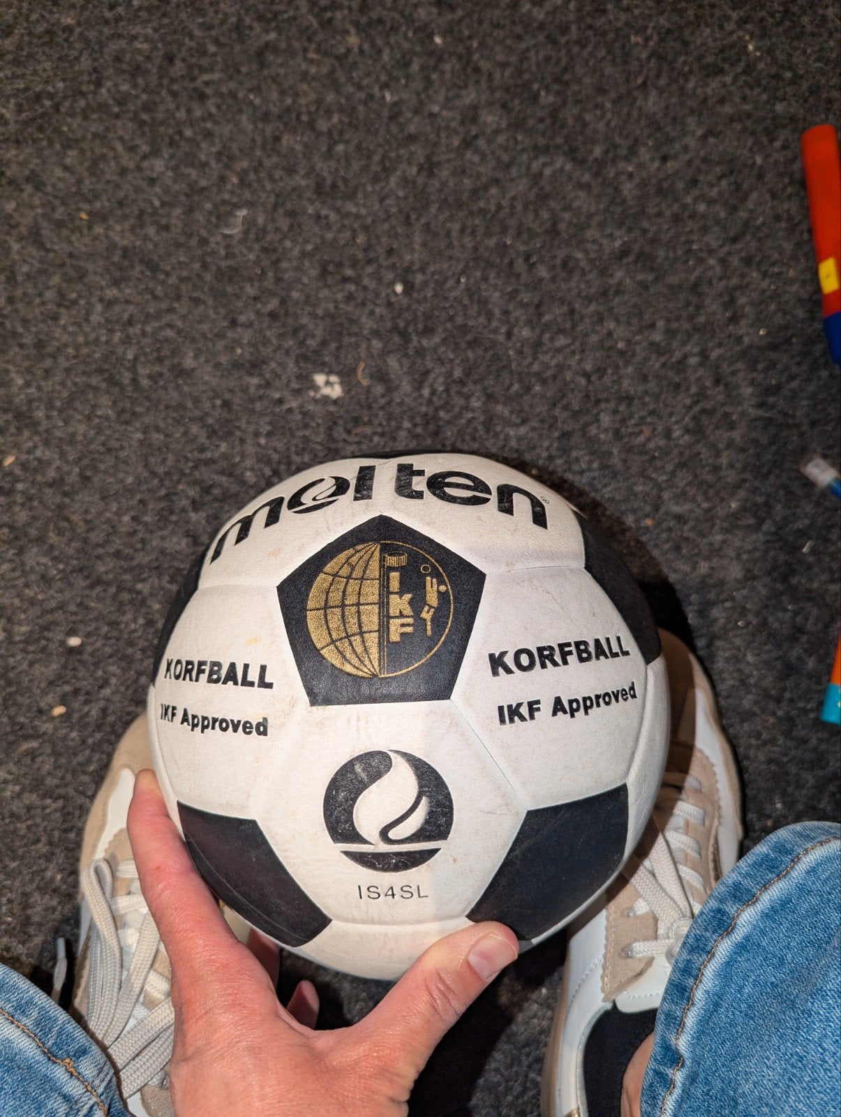 Korfbal bal maat 4, Ophalen, Zo goed als nieuw, Bal