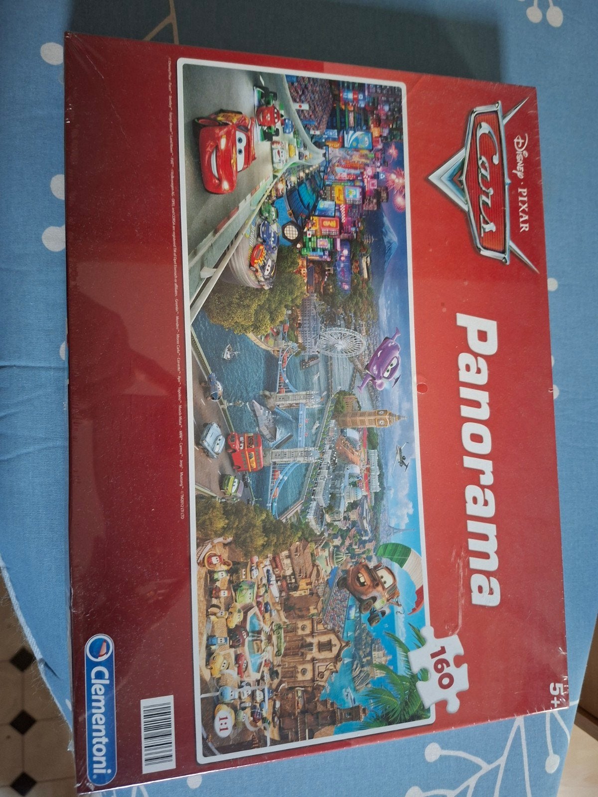 Disney Pixar Cars Panorama Puzzel 160 stukjes 5+, Ophalen of Verzenden, Meer dan 50 stukjes, Nieuw, 6 jaar of ouder