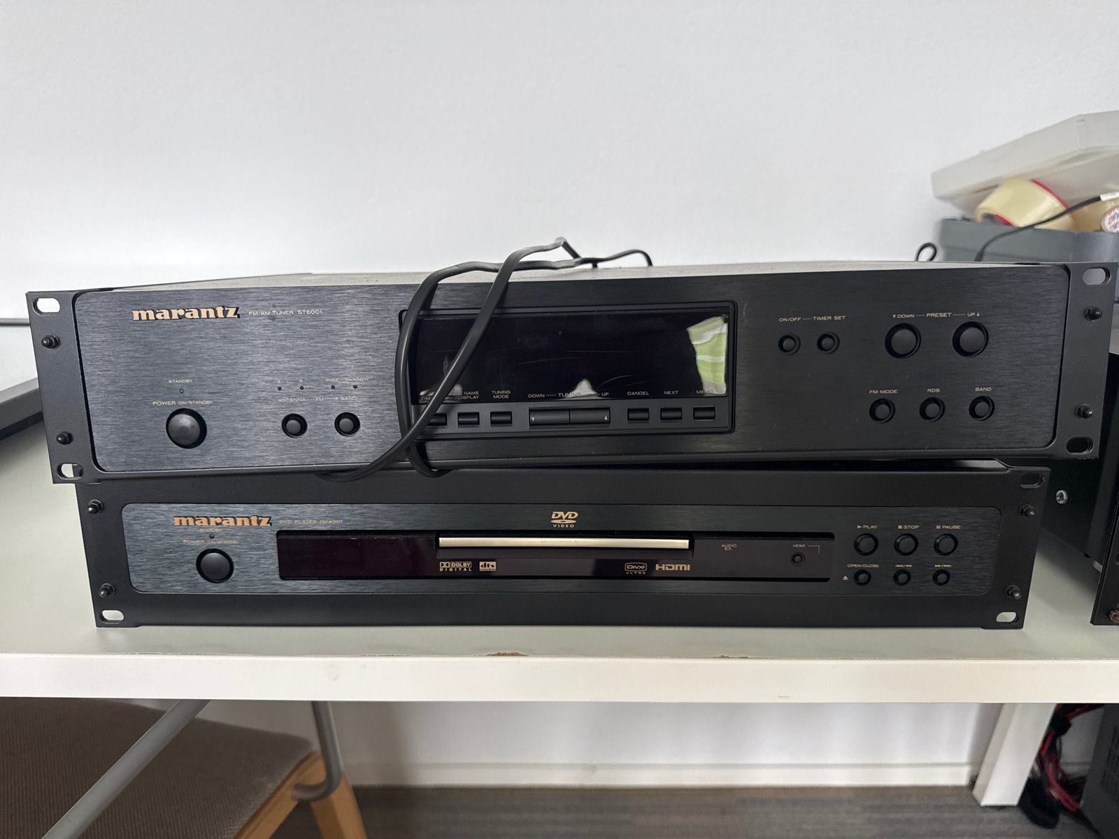 Marantz Audio Set: Receiver, DVD-speler en CD-wisselaar, Ophalen of Verzenden, Gebruikt, Marantz, Wisselaar