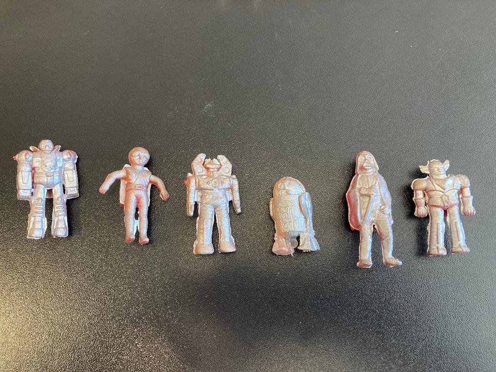 vintage pencil toppers Goldrake R2-D2 Kamen Rider Makanda, Ophalen of Verzenden, Nieuw